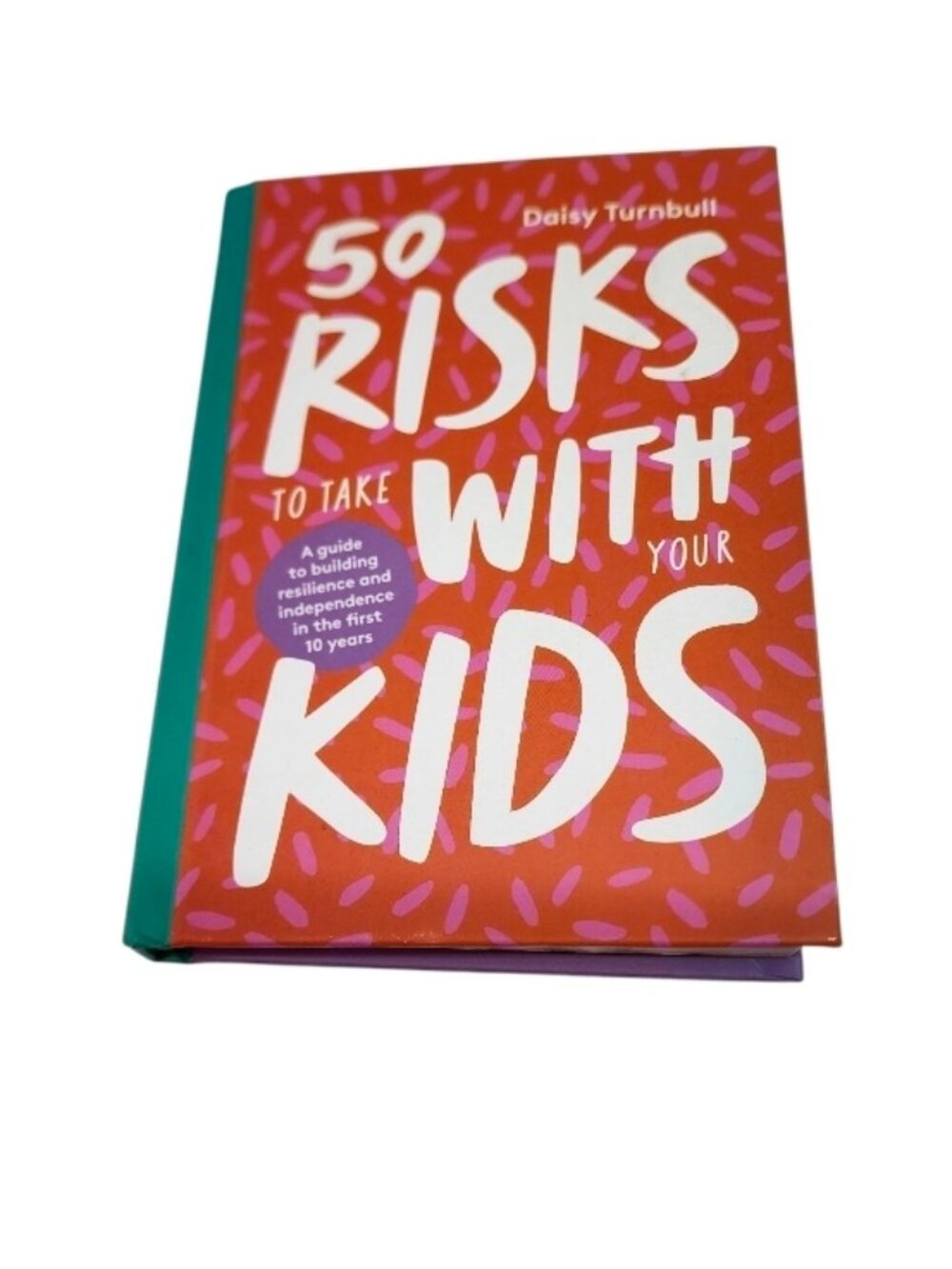 2pc Set- 50 Risks to Take With Your Kids Book & Inspirational Wall Hanging